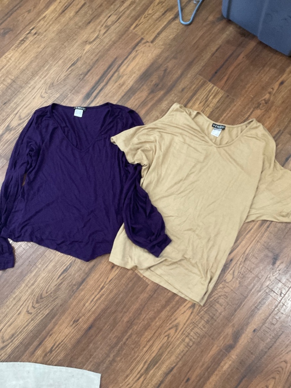 2 Venus cold shoulder  and open sleeve tops size XS